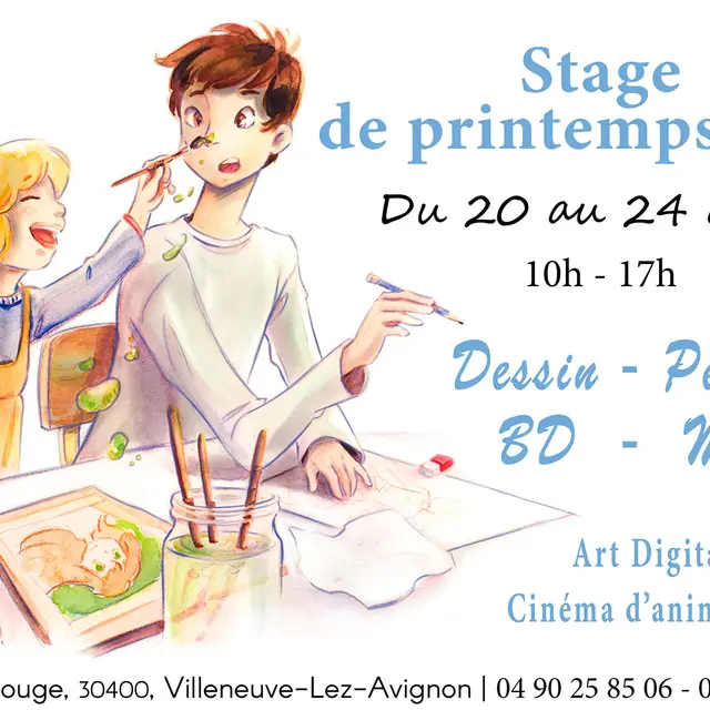 Stage de printemps aux Ateliers de la Malle aux Trésors_Villeneuve-lez-Avignon