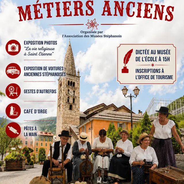 Journée des métiers anciens et des traditions_Saint-Étienne-de-Tinée