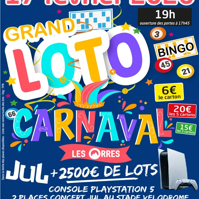Grand Loto du Carnaval_Les Orres