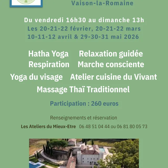 Week-end de régénération au Château de Taulignan_Saint-Marcellin-lès-Vaison