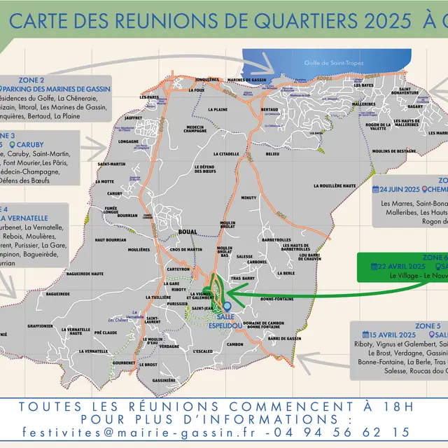Réunion de quartier zone 6