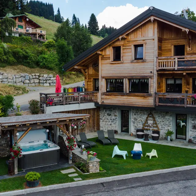 Chez L'Angele vue aérienne