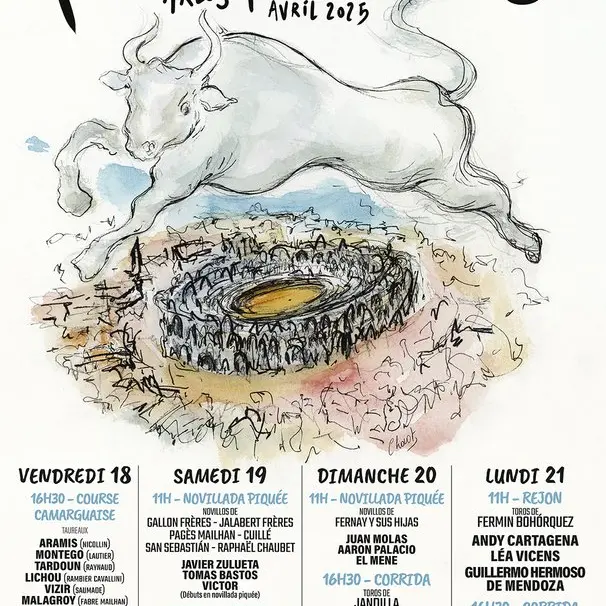 Féria de Pâques - Novillada du dimanche matin_Arles