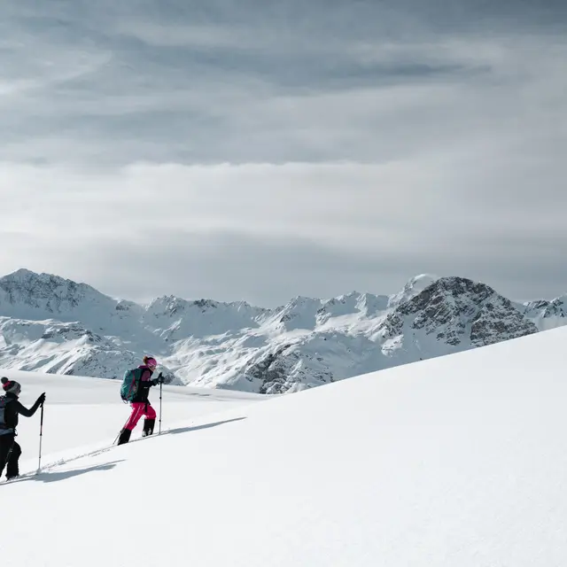 Piste ski de randonnée - Écureuil Val d'Isère