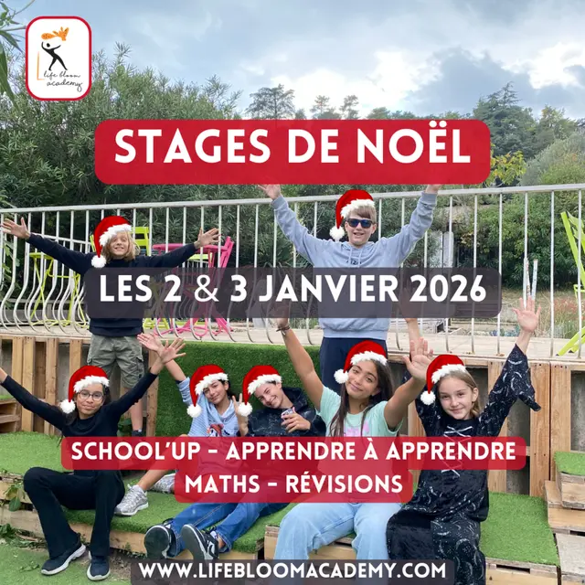 Stages vacances de Noël à Life Bloom Academy_Cagnes-sur-Mer