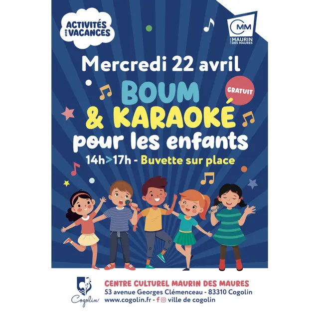 Boum et karaoké des enfants_Cogolin