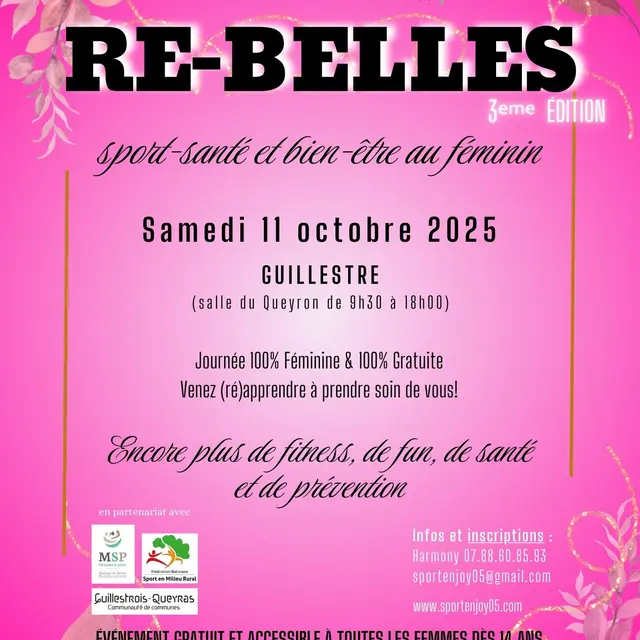 Re-Belles: sport, santé & bien-être au féminin_Guillestre