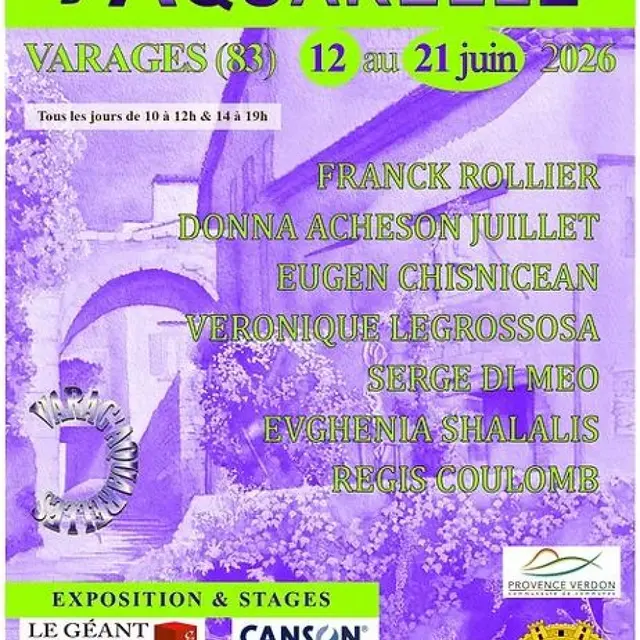 Exposition : Biennale d'Aquarelles_Varages