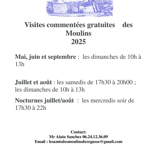 Visite guidée du Moulin et du musée d'outils agraires_Régusse