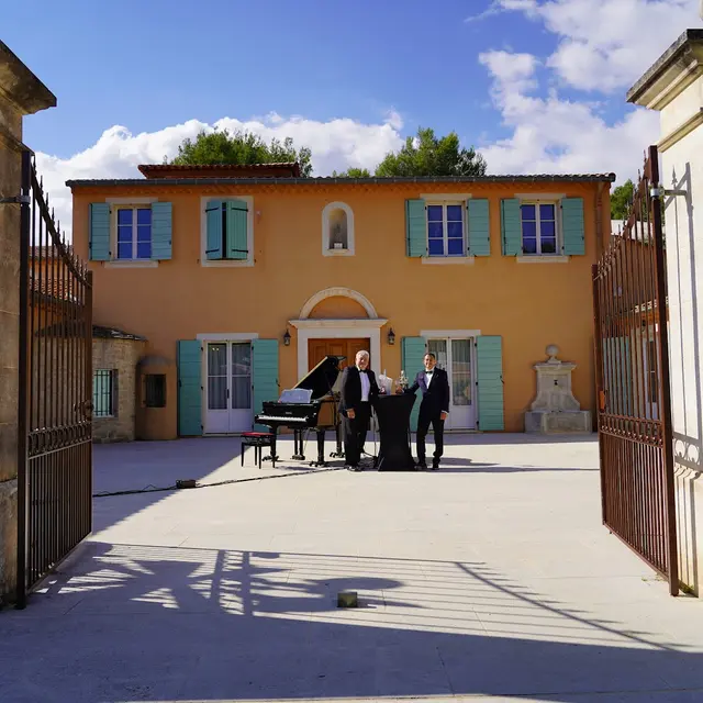 Récital dans les vignes