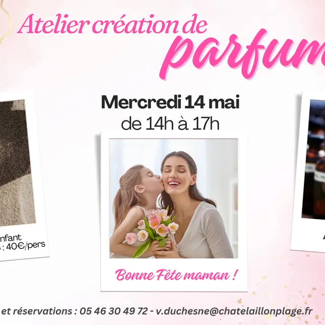 Atelier Création de Parfum à Beauséjour !_Châtelaillon-Plage