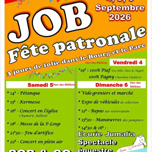 Fête patronale_Job
