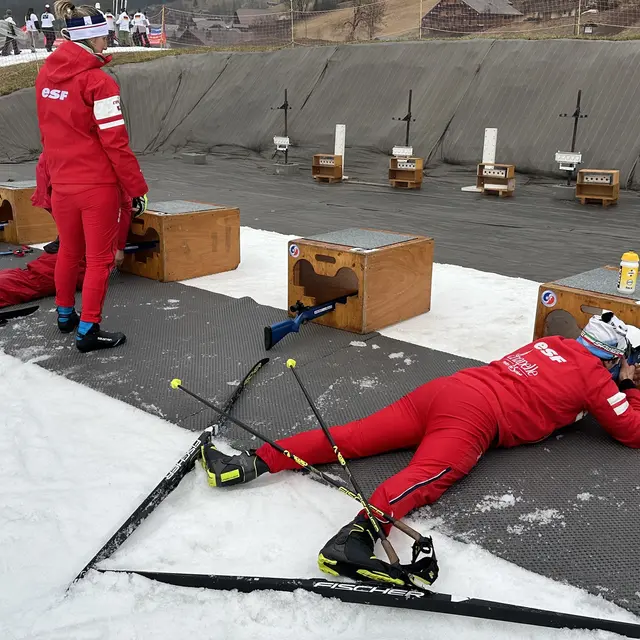 Cours de biathlon_La Chapelle-d'Abondance