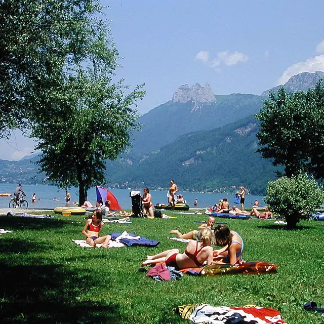 Lac Annecy Doussard camping Campéole La Nublière