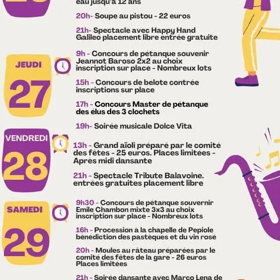 Fête de la Gare, Pépiole et St Michel_Ollioules