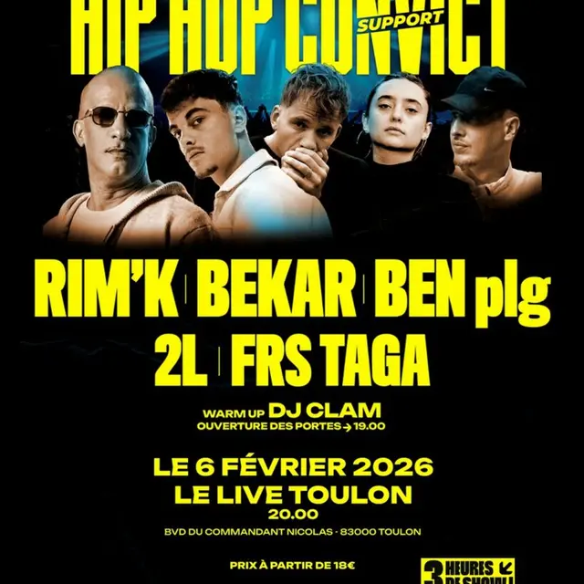 Concert - Hip Hop Convict (Rap)_Toulon