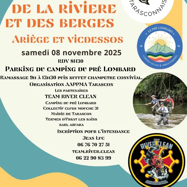 Nettoyage : de la rivière et des berges_Tarascon-sur-Ariège