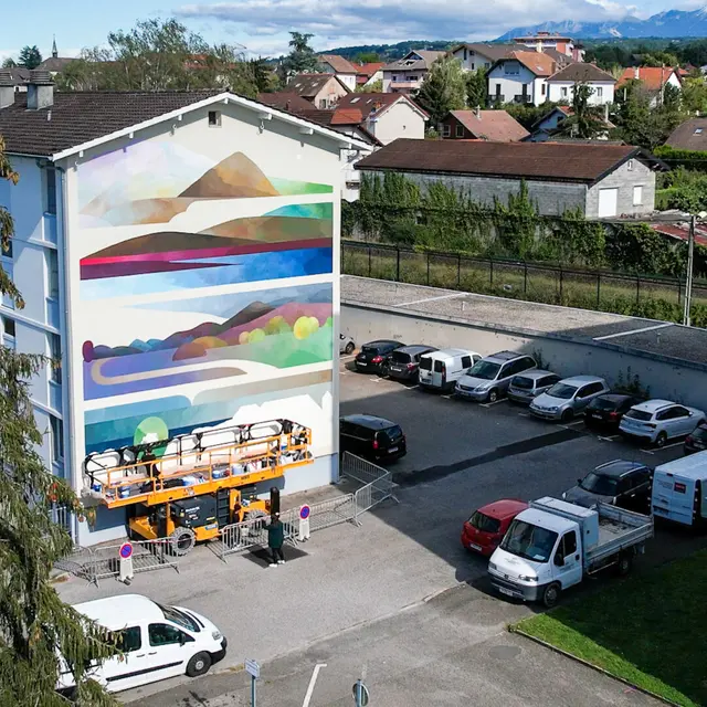 Inauguration de la fresque de la Versoie - Journées Européennes du Patrimoine 2025_Thonon-les-Bains