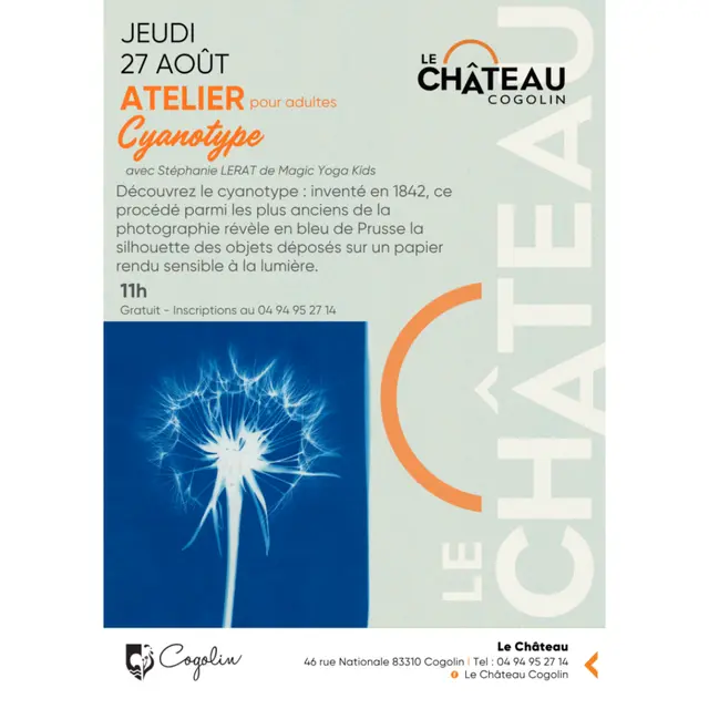 Atelier créatif cyanotype_Cogolin
