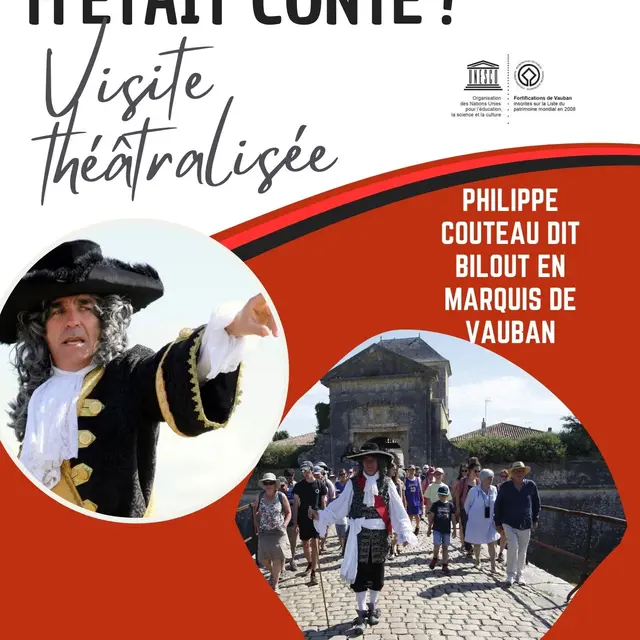 Affiche de la visite théâtralisée