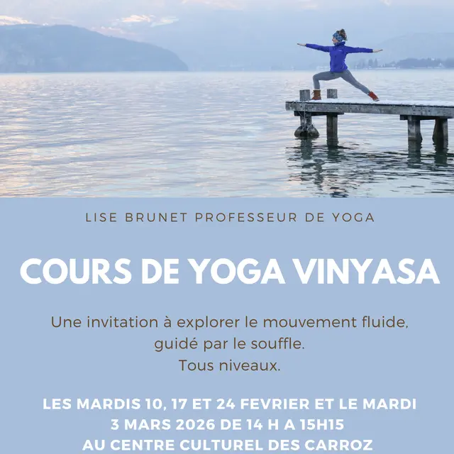 YOGA VINYASA avec Lise_Les Carroz-d'Arâches