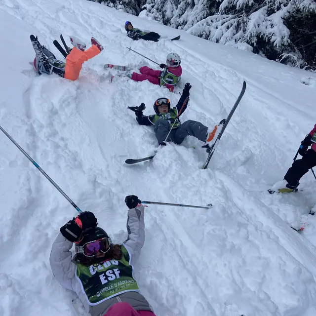 Cours de ski alpin enfant_La Chapelle-d'Abondance