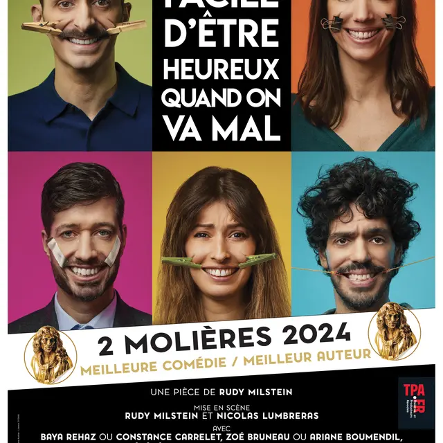 C'est pas facile d'être heureux quand on va mal - Espace Léonard de Vinci - 2025_Mandelieu-La Napoule