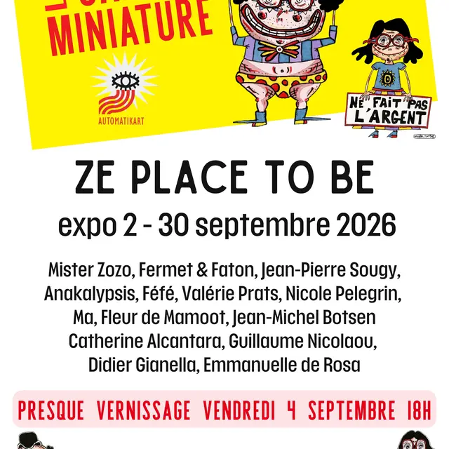 Affiche Ze place to be