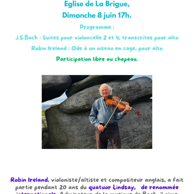 Concert de BACH, Danses de la Paix Universelle_La Brigue