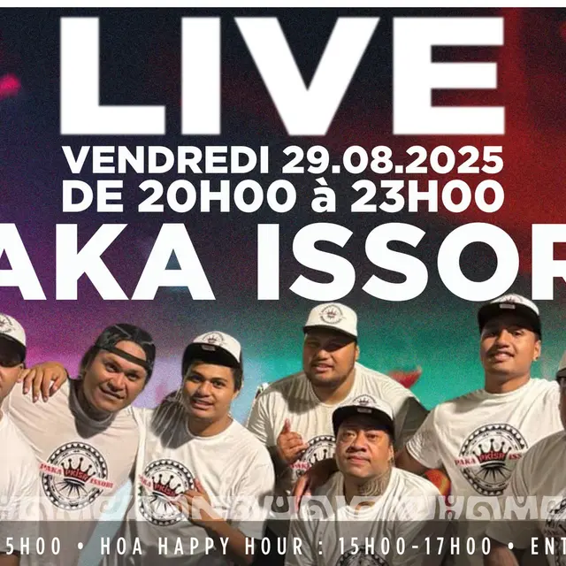 Paka Issoré en concert - Brasserie Hoa_Papeete