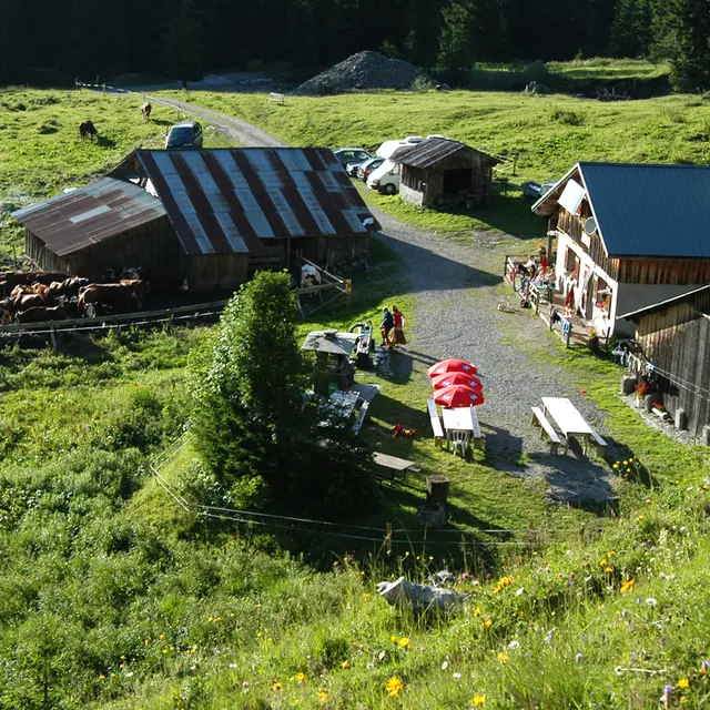 Vue sur le refuge