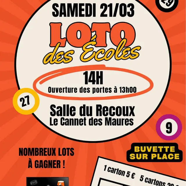 Loto des écoles_Le Cannet-des-Maures