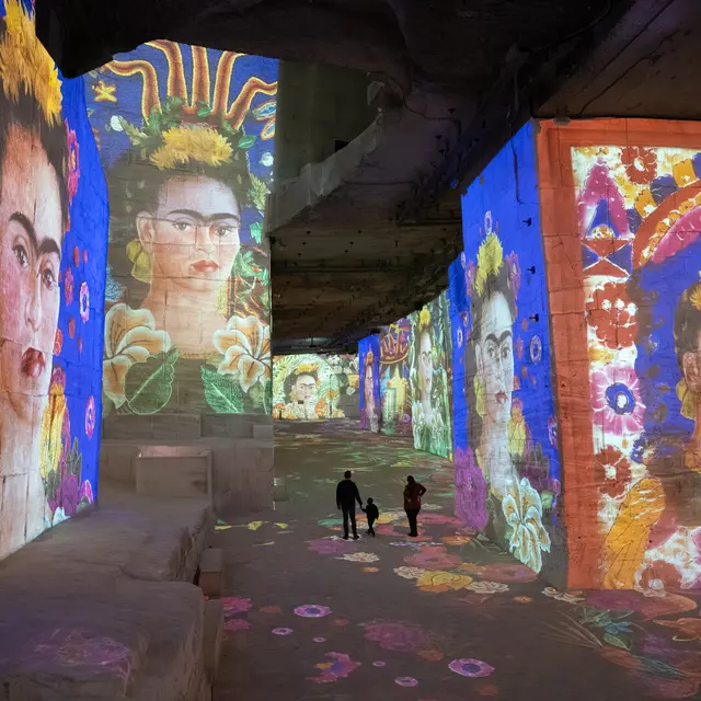 Carrières des Lumières 2026 : Picasso et Frida Kahlo_Les Baux-de-Provence