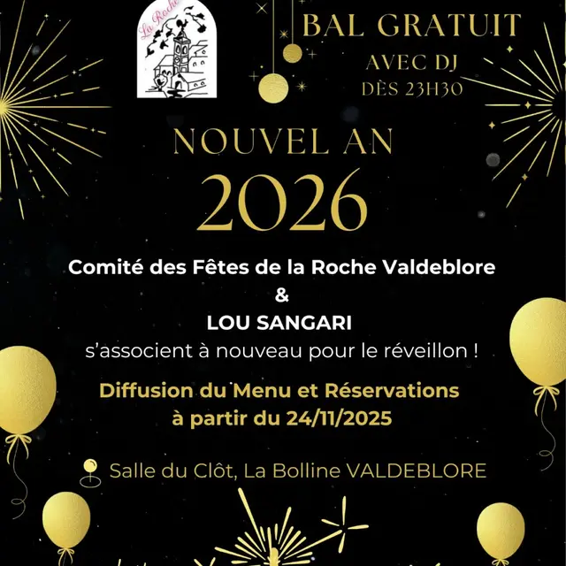 Réveillon Repas du Nouvel An 2026_Valdeblore