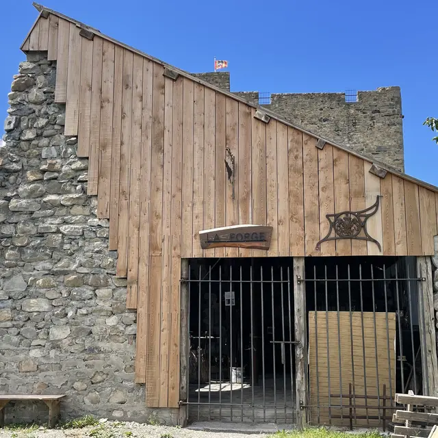 Démonstration à la Forge dans le Fort de Seyne
