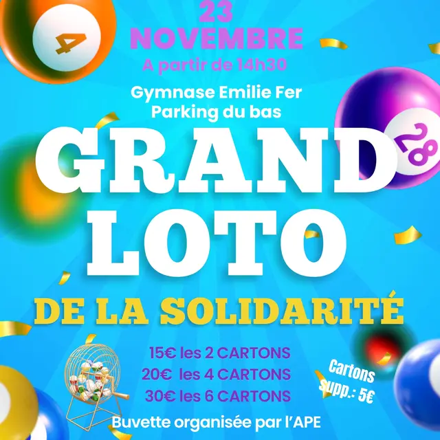 Grand loto de solidarité_La Colle-sur-Loup