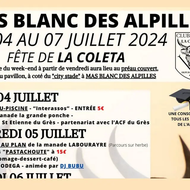 Fête Club Taurin La Coleta