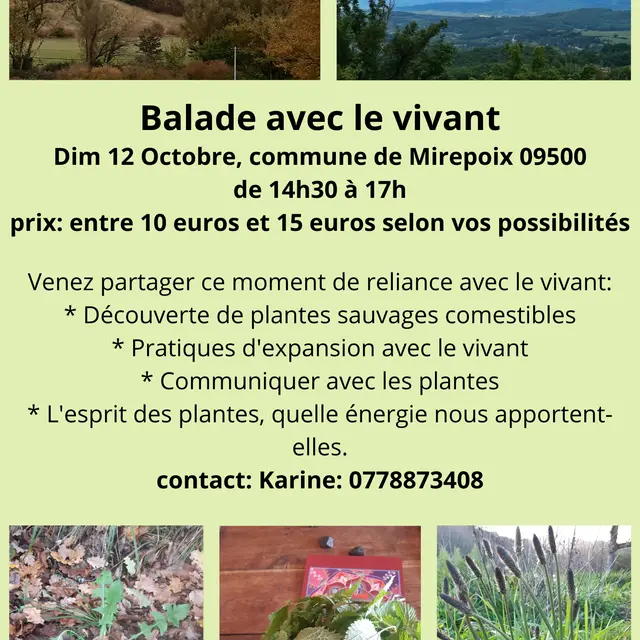 Balade avec le vivant