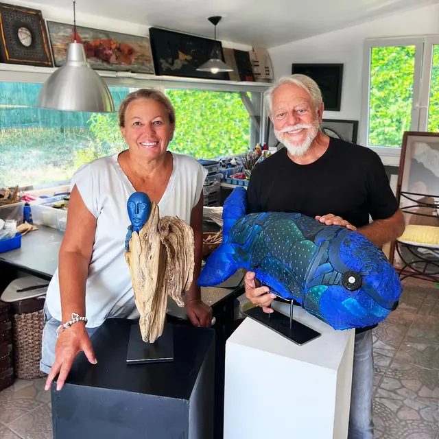 Catherine et Gérard Brun, artistes-plasticiens