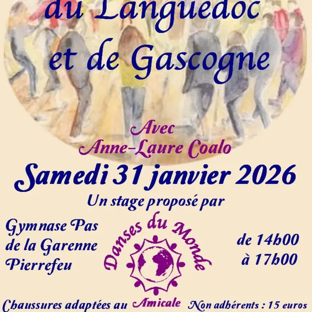 Stage de danses du Languedoc et de Gascogne_Pierrefeu-du-Var