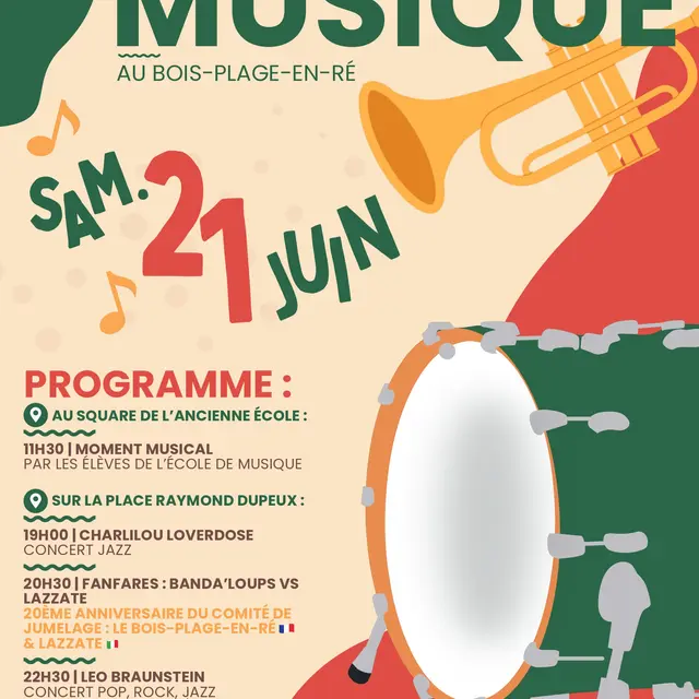 Fête de la musique_Le Bois-Plage-en-Ré