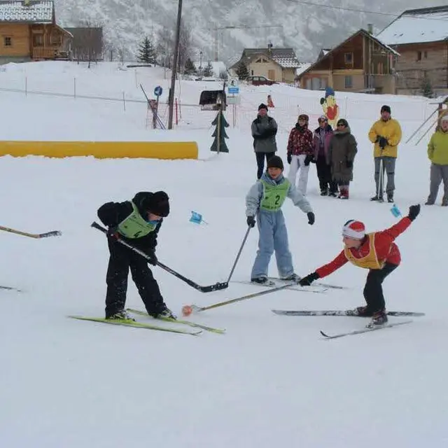 Match de ski hockey_Ceillac