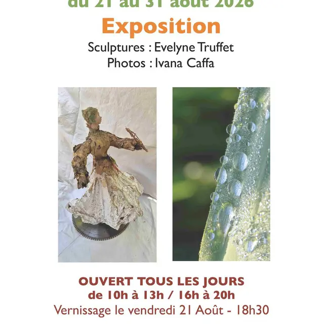 Exposition : sculptures et photos_Saint-Didier