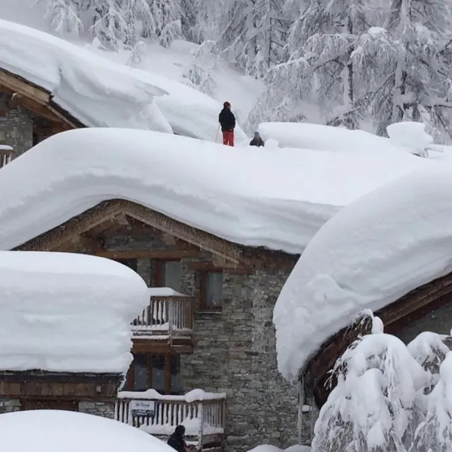 Extérieur en hiver - Chalet les Vallonnets