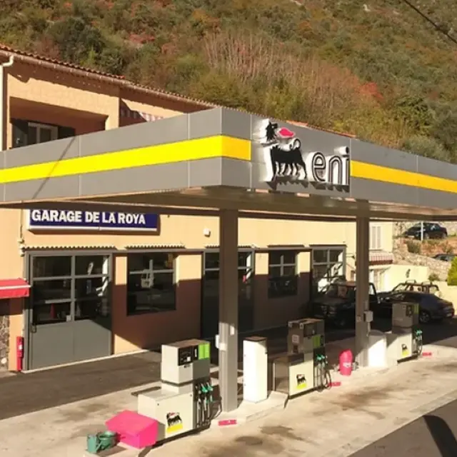 Garage de la Roya Station service ENI