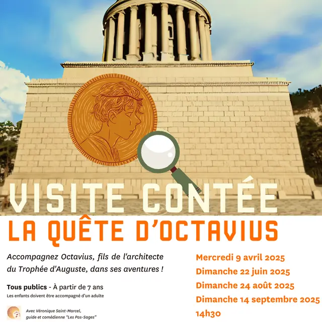Visite contée au Trophée d'Auguste : la quête d'Octavius