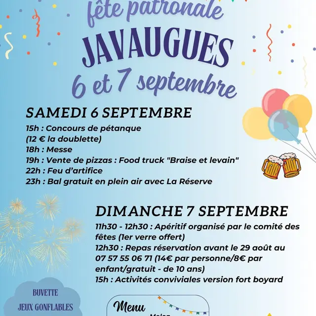 Fête patronale_Javaugues