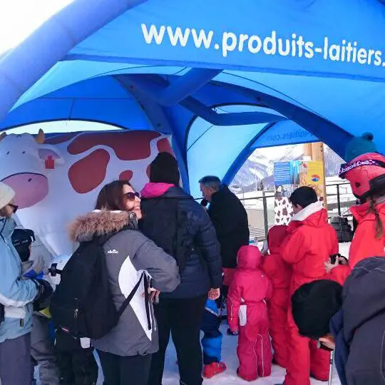 Tournée neige des produits laitiers