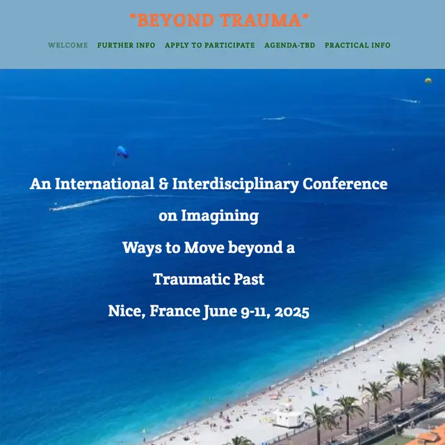 Beyond Trauma : Interdisciplinary Conference 2025_Nice
