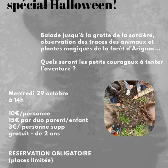 Atelier Balade : Spécial Halloween !_Arignac